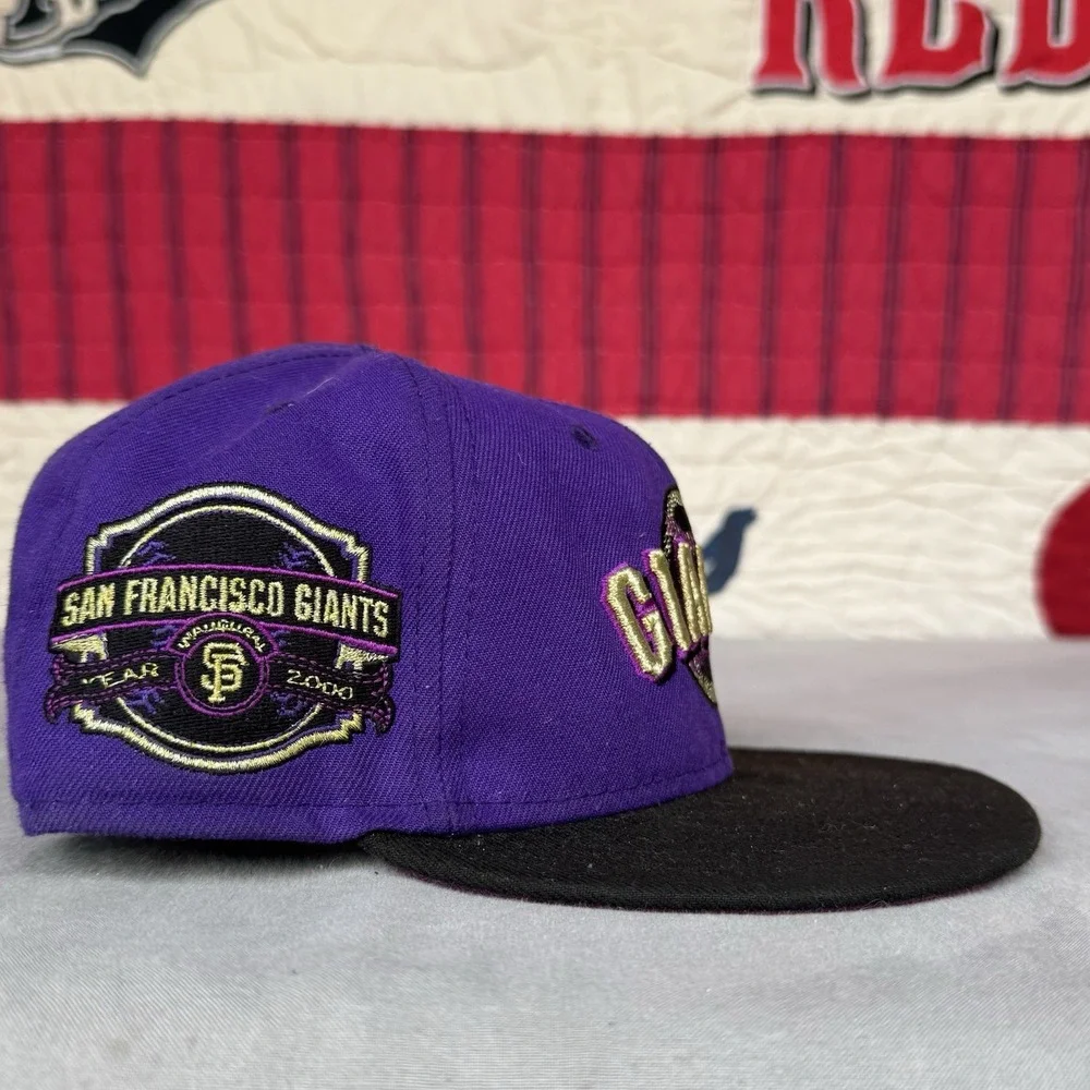 Size 7 3/8 - San Francisco Giants Fitted‎ Hat Crown Royal New Era Exclusive Lids